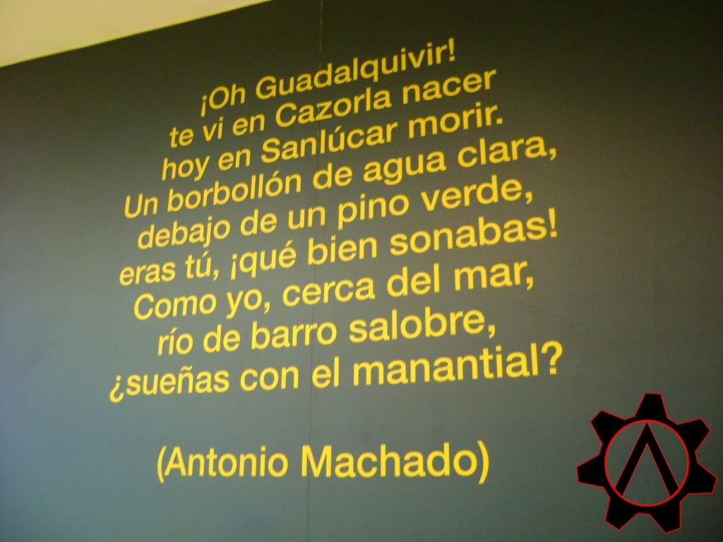 Machado en el WC del centro comercial Los Arcos de Sevilla