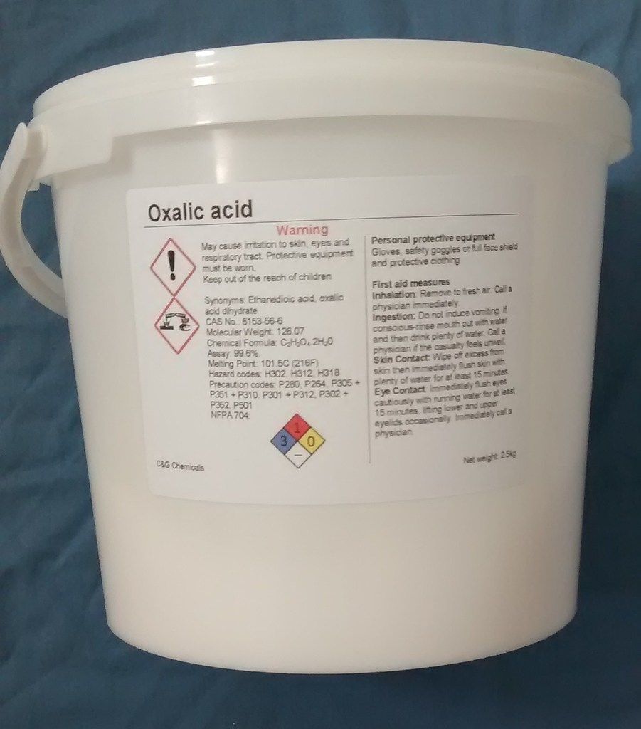 2.5kg oxalic acid Hull, Deck, GRP cleaner, stain & rust remover