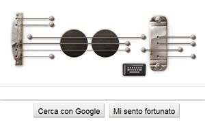 Doodle di Google del 9 giugno 2011 lavagna interrativa anniversario Paul Les