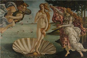 La nascita di Venere di Botticelli Ufffizi di Firenze