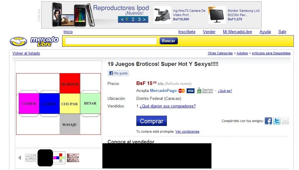 Cosas locas que venden por mercadolibre (VE) Cosas locas que venden por mercadolibre (VE)