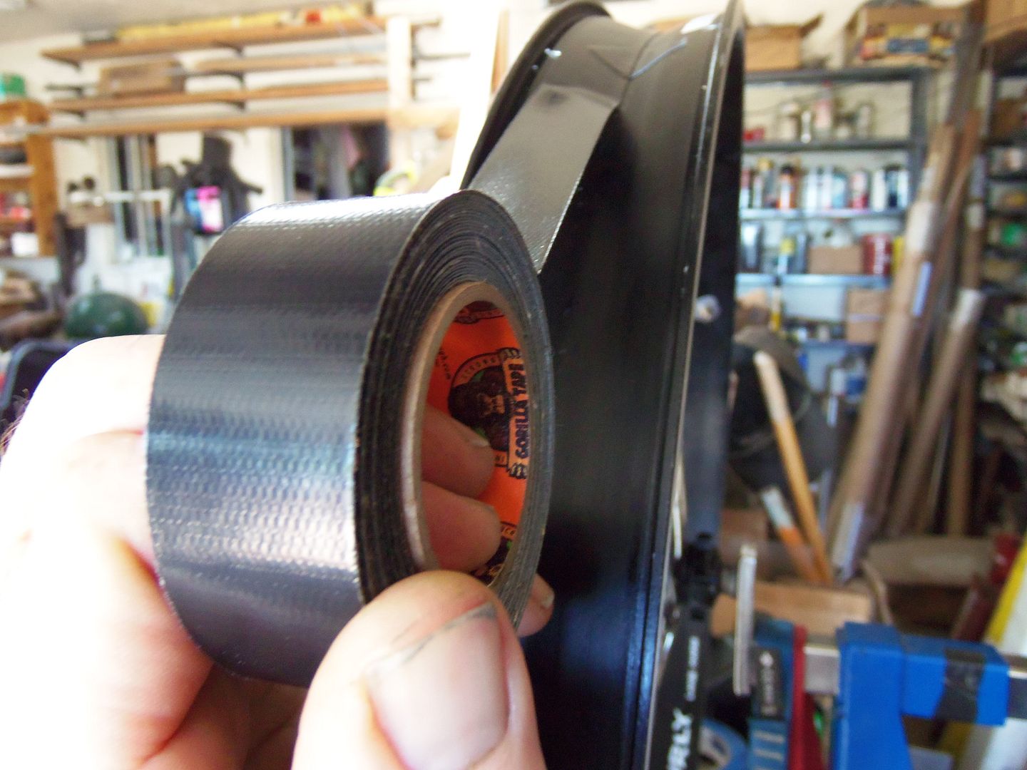 gorilla tape bike frame protection