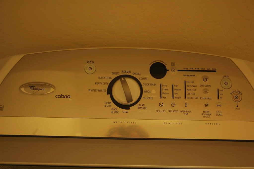 whirlpool cabrio washer error codes ul