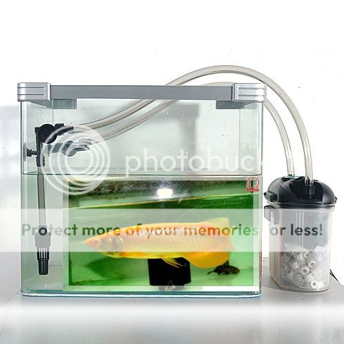 Mini Aquarium Fish Tank External Powerful 3 Way Bio Filter Canister 5